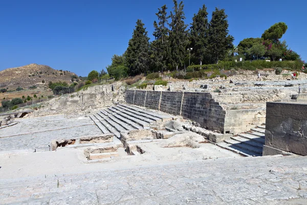 Oude paleis van Festos op Kreta eiland in Griekenland — Stockfoto