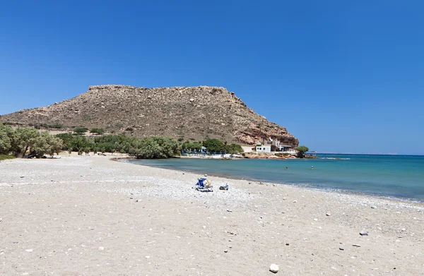 Bahía de Paliokastro o Palekastro en la isla de Creta en Grecia — Foto de Stock