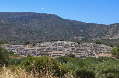 gournia Girit Adası'nda antik minoan yerleşim