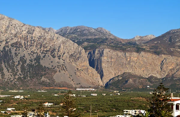 在希腊克里特 xa 峡谷 — 图库照片