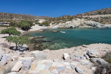 Yunanistan'ın Girit Adası'nda Vai beach