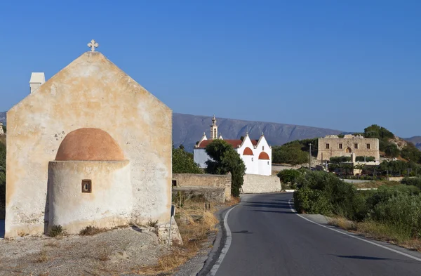 Village traditionnel de l'île de Crète en Grèce — Photo