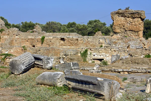 Antiga Gortyna na ilha de Creta, na Grécia — Fotografia de Stock