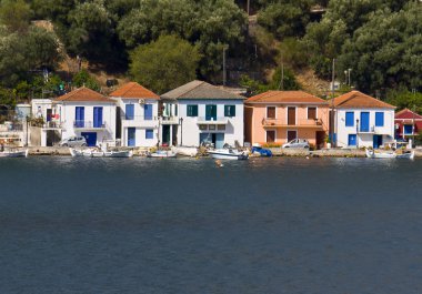 Ithaki island in Greece clipart