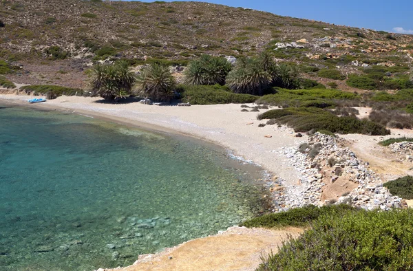 Playa Vai en la isla de Creta en Grecia — Foto de Stock