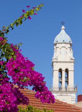 kefalonia Adası Yunanistan'ın geleneksel kilisede