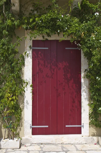 Traditionella hus på ön kefalonia i Grekland — Stockfoto