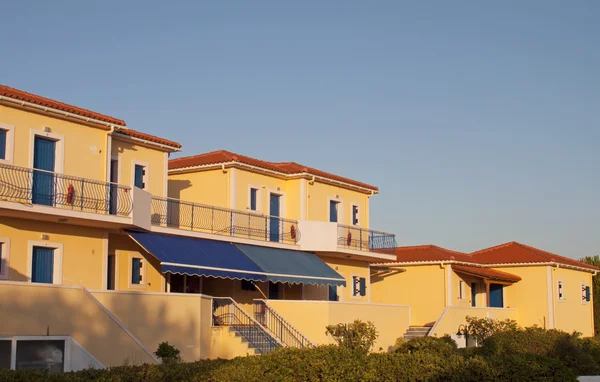 Tradiční řecký hotel na ostrově kefalonia v Řecku — Stock fotografie