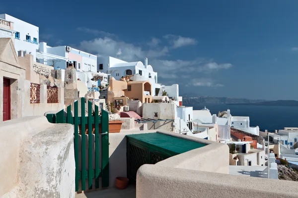 Traditional village of Oia at Santorini island in Greece — Stock Photo, Image