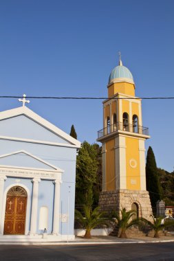 kefalonia Adası Yunanistan'ın geleneksel kilisede