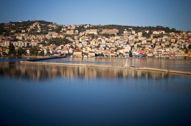 argostoli kefalonia Adası Yunanistan'ın geleneksel kenti