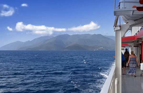 Yunanistan Ionian denizde seyir — Stok fotoğraf