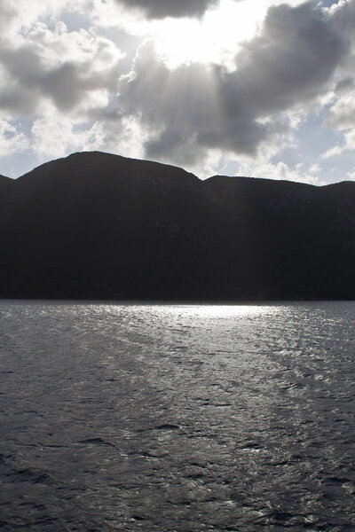 Ithaki island in Greece. Home of the mythical Ulysses