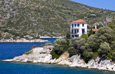 geleneksel evinde Yunan: ithaki Island, Yunanistan