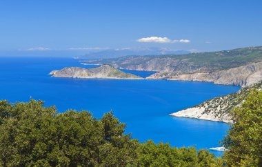 Kefalonia Adası Yunanistan.