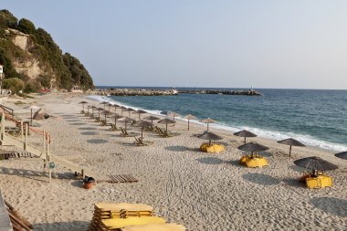 Beach at Pelion in Greece clipart