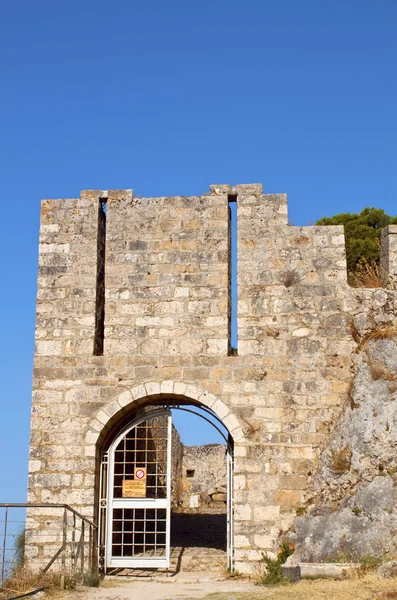 Saint george hrad na ostrově kefalonia v Řecku — Stock fotografie