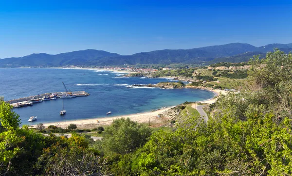 halkidiki Yarımadası Yunanistan'ın doğal koyunda
