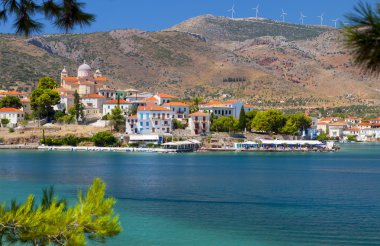 galaxidi Yunanistan, doğal balıkçı köyü