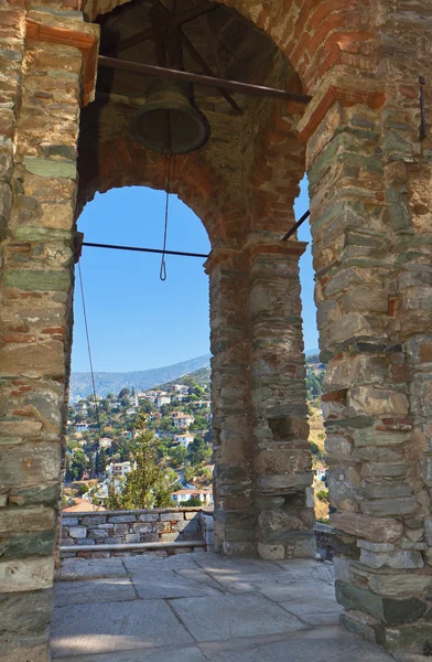 Церковь в деревне 'Ano Volos' Pelion в Греции — стоковое фото