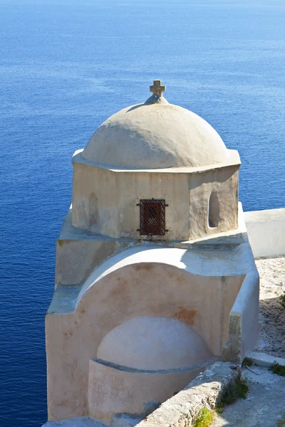 Острів Санторіні в Греції — стокове фото