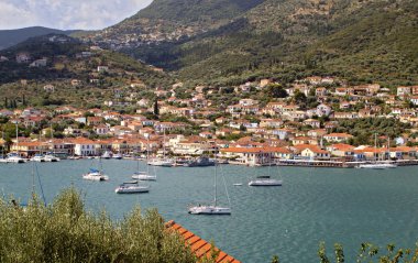 Vathi defne ithaki Adası Yunanistan