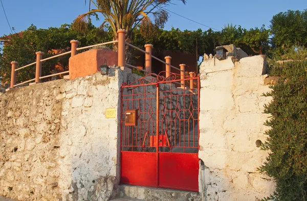 Casa grega tradicional na ilha de Kefalonia, na Grécia — Fotografia de Stock