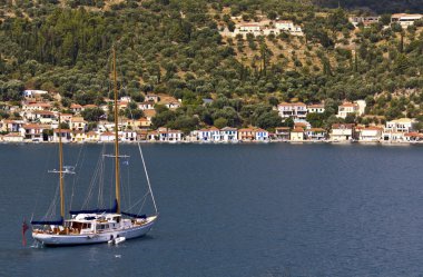 Vathi defne ithaki Adası Yunanistan