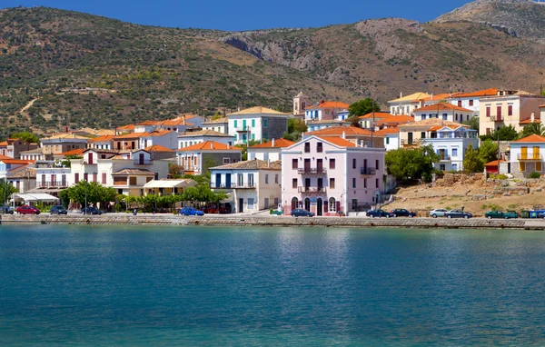 Scenic fishing village of Galaxidi in Greece — Stock Photo, Image