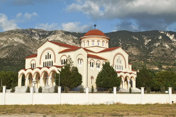 Saint Gerasimos de Omalon na ilha de Kefalonia, na Grécia — Fotografia de Stock