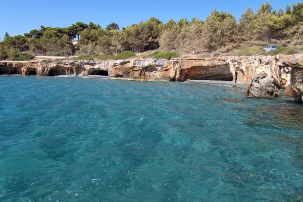 Argostoli, kefalonia Adası Yunanistan 'gradakia' plaj — Stok fotoğraf