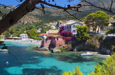 Kefalonia Adası Yunanistan.