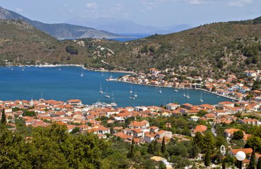 Vathi defne ithaki Adası Yunanistan