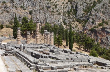 Antik Yunanistan Delphi Apollon Tapınağı