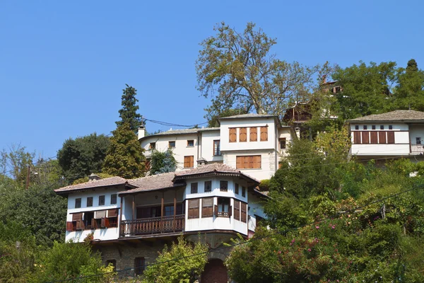 Casas tradicionais em Pelion, na Grécia — Fotografia de Stock