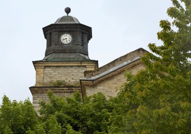 Kuzey Yunanistan nymfaio Köyü'nde eski saat