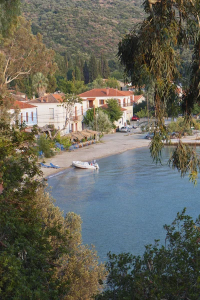 Chorto koyu ve Plajı, pelion, Yunanistan — Stok fotoğraf