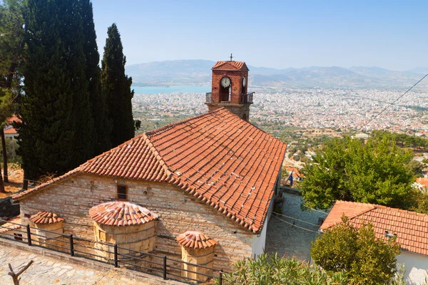 Griekse kerk van volos stad in Griekenland. — Stockfoto