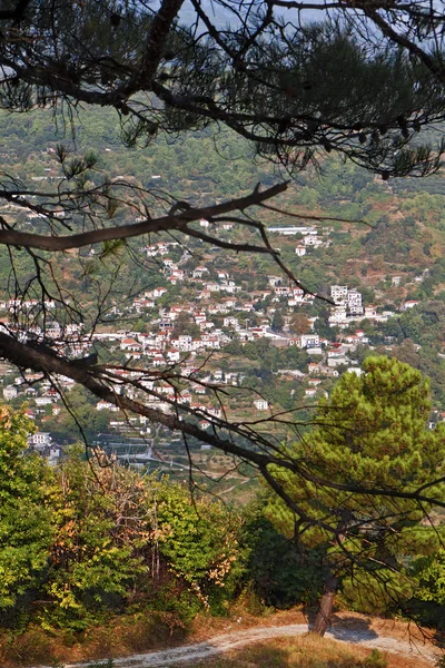 Zagora villaggio situato a Pelion in Grecia — Foto Stock