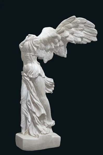 Nike of Samothrace ancient Greek statue. Luvre museum — Stock Photo, Image