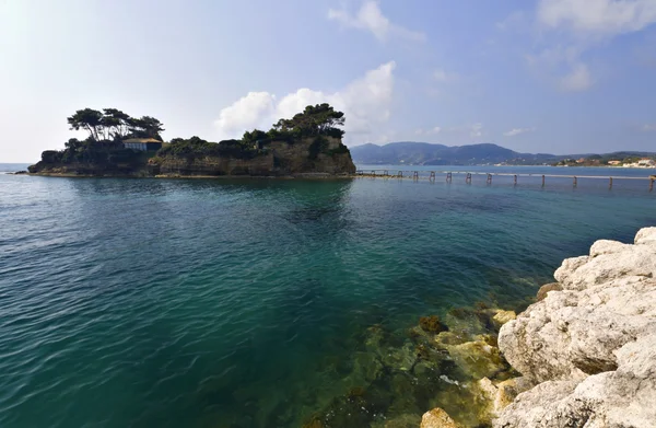 Isla de Agios Sostis en Zakynthos, Grecia — Foto de Stock