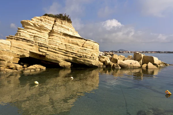 Laganas beach at Zakynthos island in Greece — Stock Photo, Image