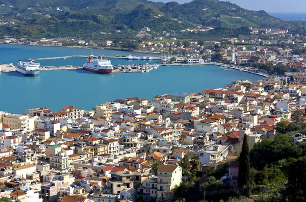 Isla de Zakynthos en el mar ioniano en Grecia — Foto de Stock