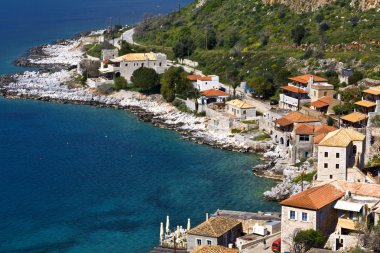 Limenas balıkçı köyü, Yunanistan mani