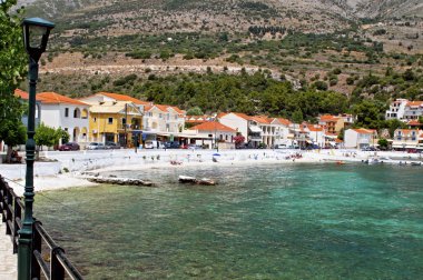 kefalonia Adası Yunanistan balıkçı köyü