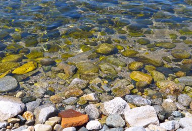 samothraki Adası Yunanistan kayalık plaj