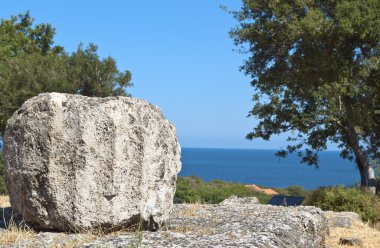 arkeolojik samothraki Adası Yunanistan
