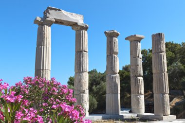 Yunanistan samothraki Adası'nda büyük Tanrıların Tapınağı