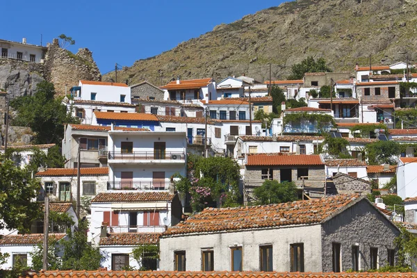 Village de 'Chora' sur l'île de Samothraki en Grèce — Photo