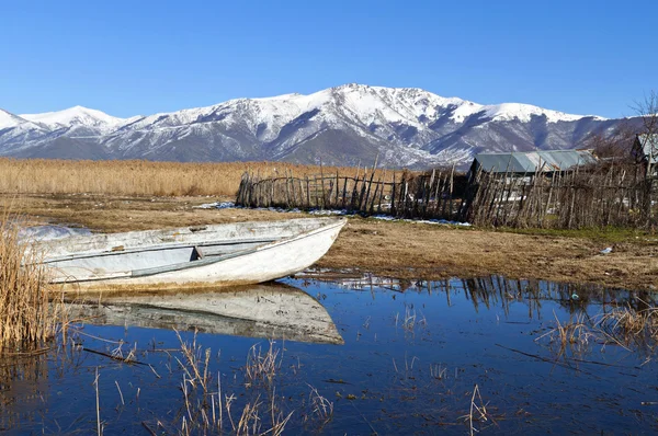 Lago Prespes en el norte de Grecia —  Fotos de Stock